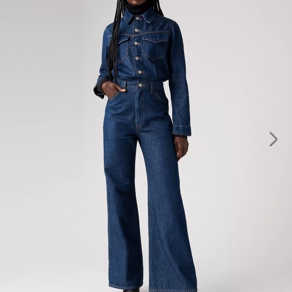 Levi's Dark Blue Denim Jumpsuit